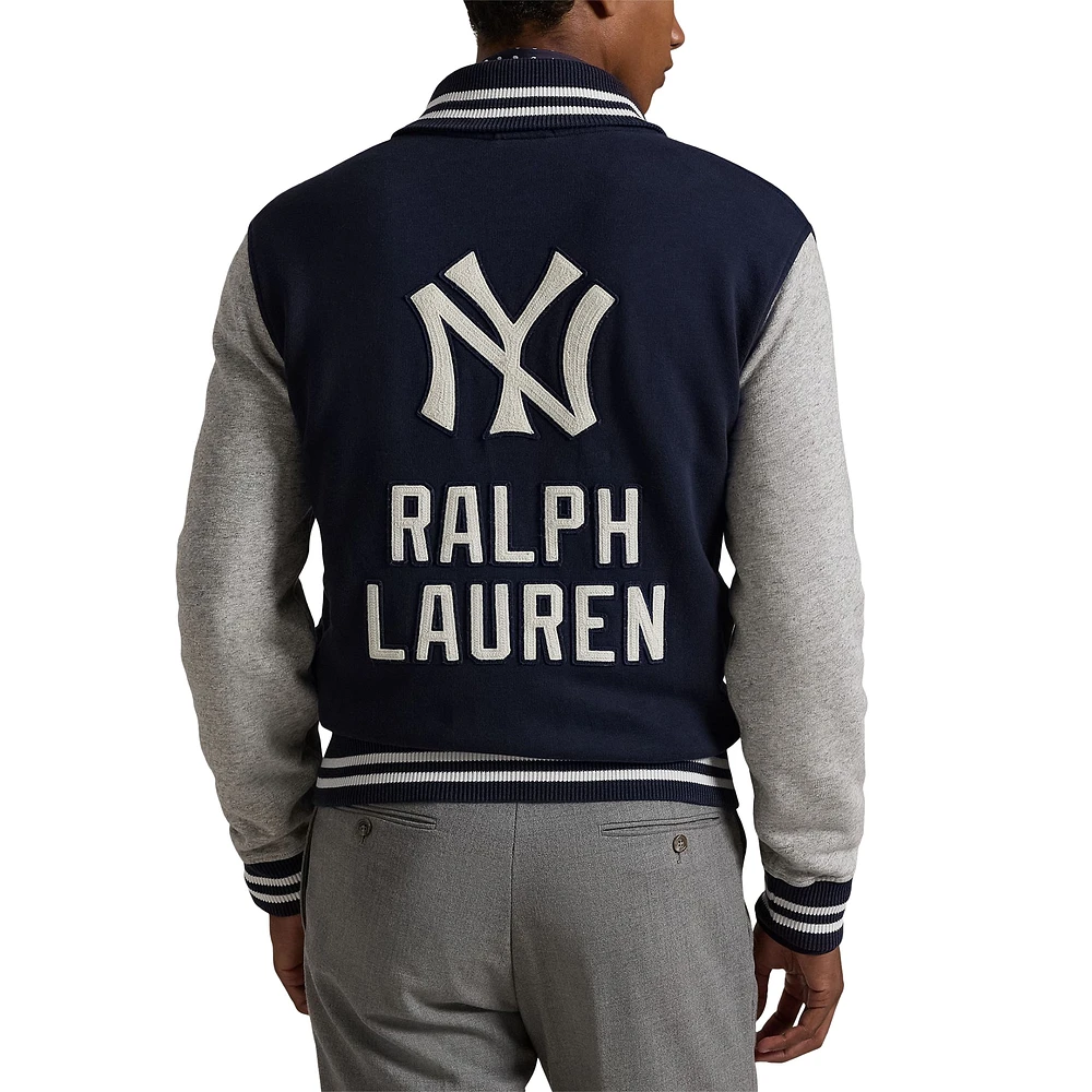 Men's Polo Ralph Lauren  Navy New York Yankees Full-Snap Varsity Jacket