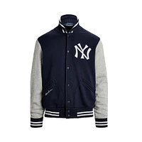 Men's Polo Ralph Lauren  Navy New York Yankees Full-Snap Varsity Jacket