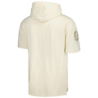 Men's Pro Standard Cream New York Yankees Neutral Hoodie T-Shirt