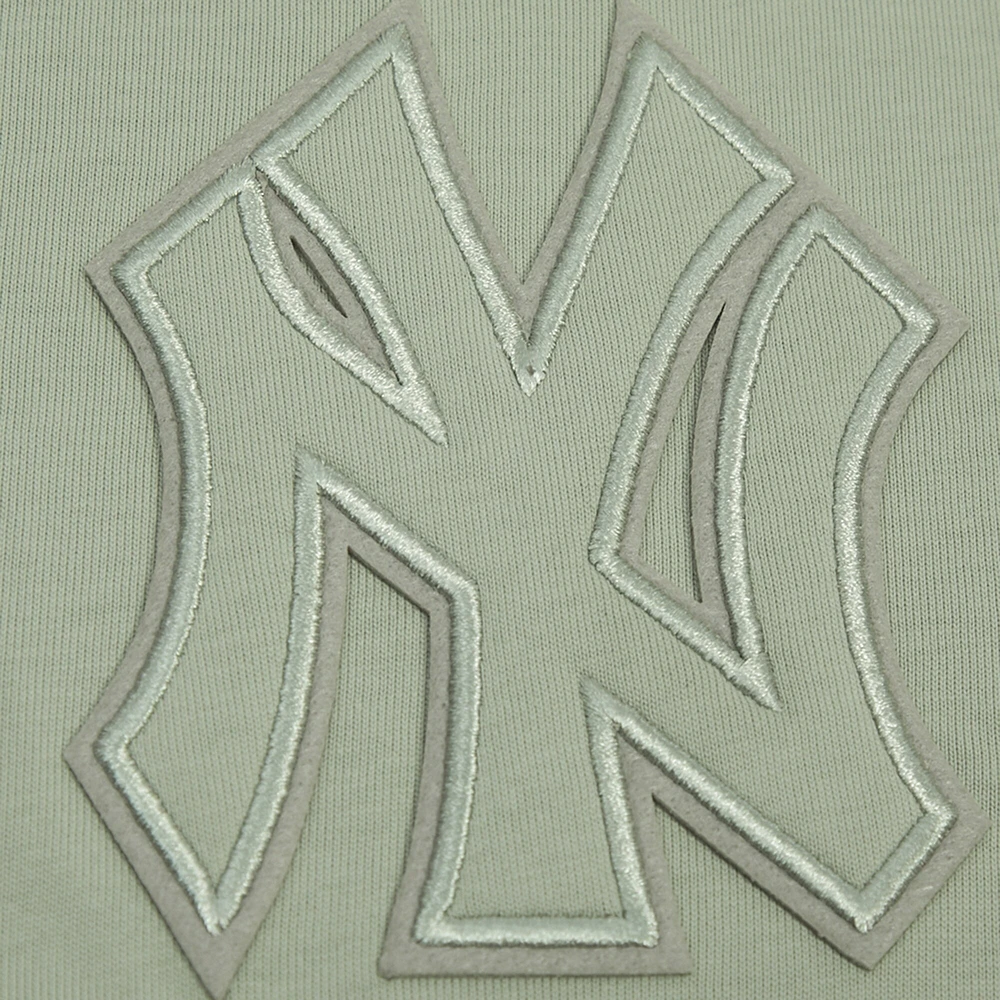 Men's Pro Standard Olive New York Yankees Neutral Drop Shoulder T-Shirt