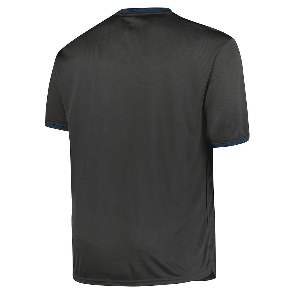Men's Profile Charcoal New York Yankees Big & Tall Pop Fashion Jersey