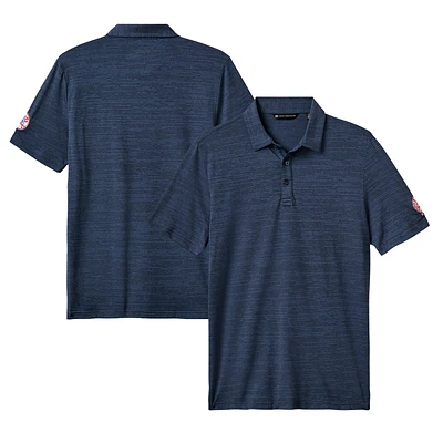 Polo TravisMathew bleu marine New York Yankees The Heater pour hommes