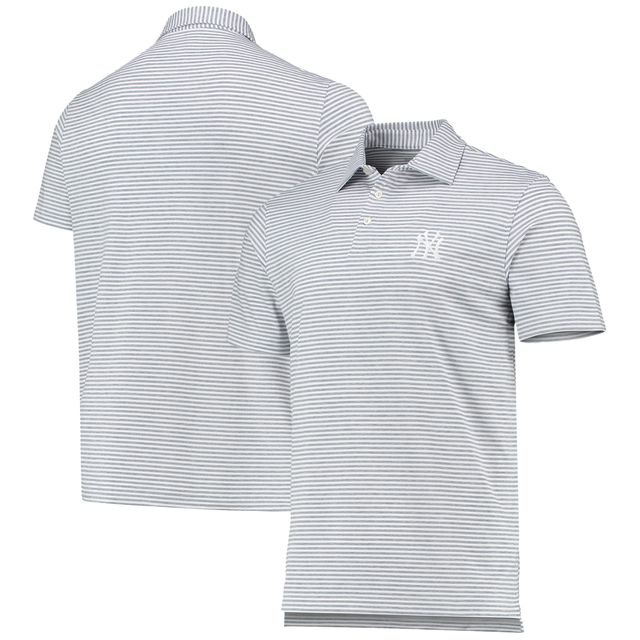 Polo Vineyard Vines gris New York Yankees Heathered Winstead Sankaty pour homme