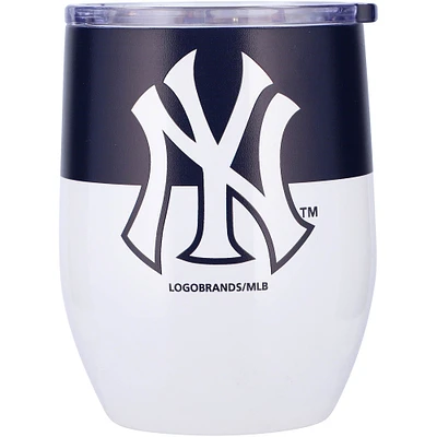 Yankees de New York 16oz. Gobelet incurvé en acier inoxydable colorblock