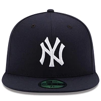 New York Yankees Era Game Authentic Collection On-Field 59FIFTY - Fitted Hat Navy