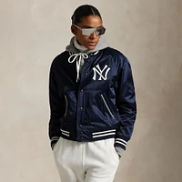 Polo Ralph Lauren Navy Yankees  Satin Jacket