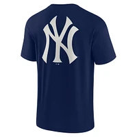 Unisex Fanatics Navy New York Yankees Elements Super Soft Short Sleeve T-Shirt