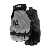 Gants unisexes Watson Gris New York Yankees haute performance pour adultes