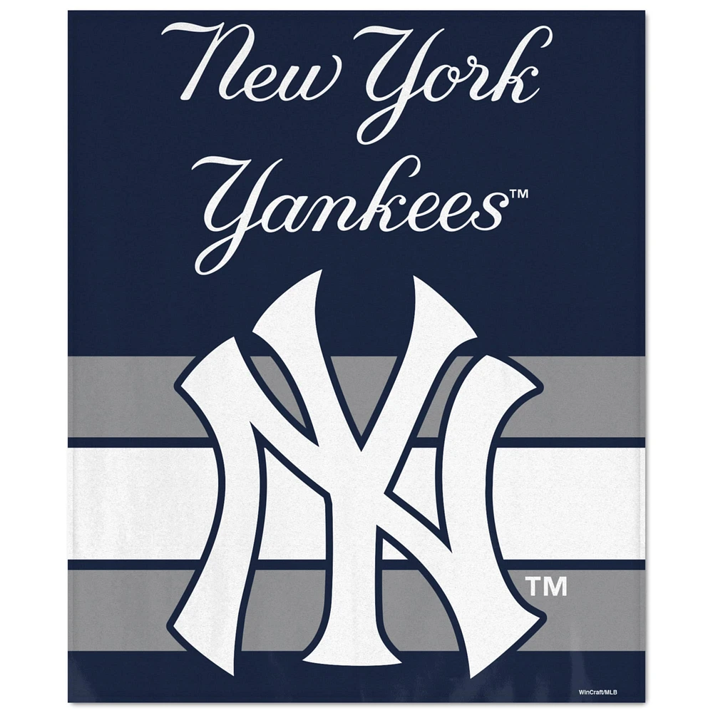 Couverture ultra moelleuse WinCraft New York Yankees 50" x 60"
