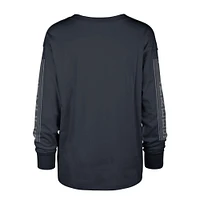 T-shirt à manches longues pour femme '47 Navy New York Yankees Statement