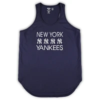 Women's Concepts Sport Navy/Heather Gray New York Yankees Plus Meter Tank Top & Pants Sleep Set