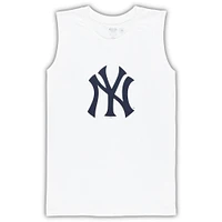 Women's Concepts Sport White/Navy New York Yankees Plus Tank Top & Shorts Sleep Set