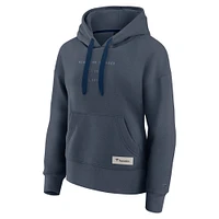 Women's Fanatics Blue New York Yankees Elements Future Ground Subtle Tonal Pullover Hoodie