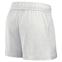 Women's Fanatics Oatmeal New York Yankees Oversized Badge Lounge Shorts