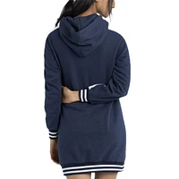 Women's Lusso Navy New York Yankees Mara Tri-Blend Hoodie Dress