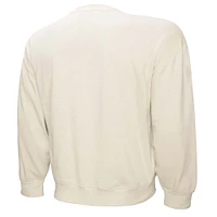 Women's Mitchell & Ness Cream New York Yankees Cooperstown Collection Laurel Pullover Sweatshirt