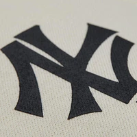 Women's Mitchell & Ness  Gray/Black New York Yankees Cooperstown Collection Blocked Fleece Pullover Sweatshirt