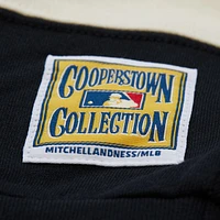 Women's Mitchell & Ness  Gray/Black New York Yankees Cooperstown Collection Blocked Fleece Pullover Sweatshirt