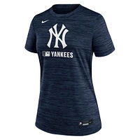 Women's Nike  Navy New York Yankees Authentic Collection Velocity Performance T-Shirt