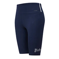 Women's Pro Standard Navy New York Yankees City Scape Bike Shorts