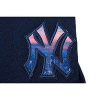 Women's Pro Standard Navy New York Yankees City Scape Bike Shorts