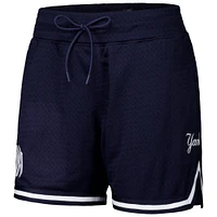 Women's Pro Standard Navy New York Yankees Classic Mesh Shorts