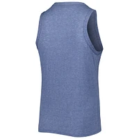 Women's Soft as a Grape Navy New York Yankees Plus High Neck Tri-Blend Tank Top