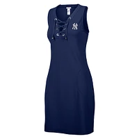 Women's Tommy Bahama Navy New York Yankees Island Cays Lace-Up Spa Dress