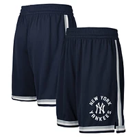 Youth Navy New York Yankees Hit Home Stretch Shorts