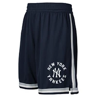 Youth Navy New York Yankees Hit Home Stretch Shorts