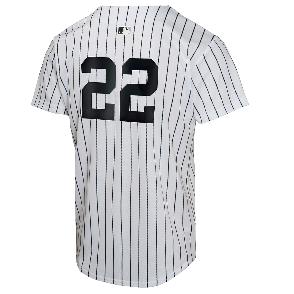Youth Nike Juan Soto White New York Yankees 2024 World Series Home Game Player Jersey
