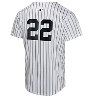 Youth Nike Juan Soto White New York Yankees 2024 World Series Home Game Player Jersey