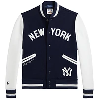 Youth Polo Ralph Lauren  Navy Yankees Fleece Jacket