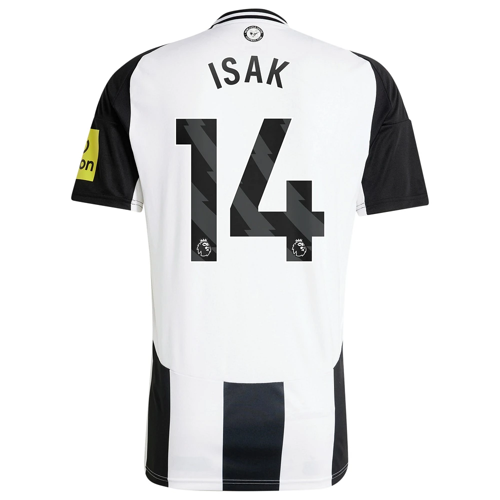 Men's adidas Alexander Isak Black Newcastle United 2024/25 Home Replica Player Jersey