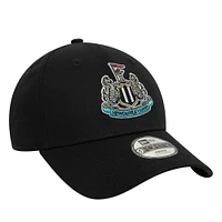 Men's New Era  Black Newcastle United Core 9TWENTY Adjustable Hat