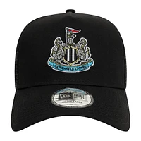 Men's New Era Black Newcastle United Core Trucker Adjustable Hat