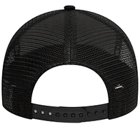 Men's New Era Black Newcastle United Core Trucker Adjustable Hat