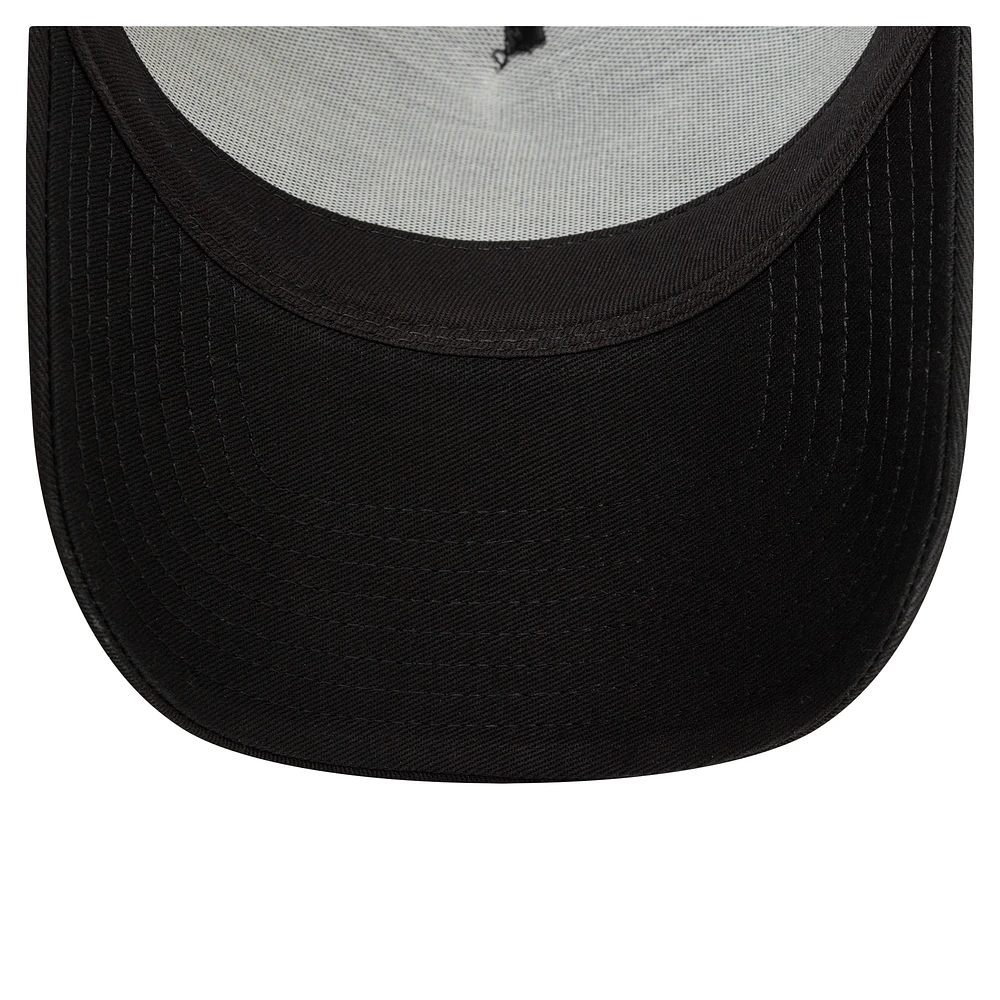 Men's New Era Black Newcastle United Core Trucker Adjustable Hat