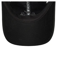 Women's New Era Black Newcastle United Core Open Back Adjustable Hat