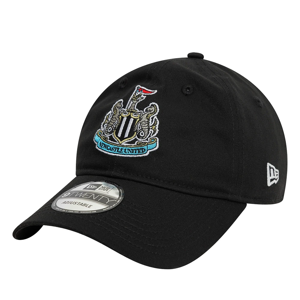 Youth New Era Black Newcastle United Core 9FORTY Adjustable Hat