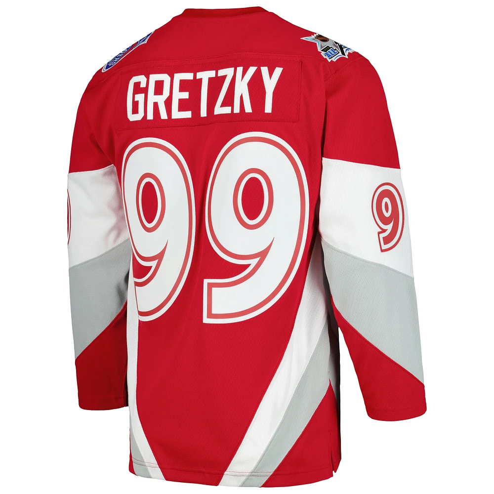 Men's Mitchell & Ness Wayne Gretzky Red 1999 NHL All-Star Game Blue Line Player Jersey