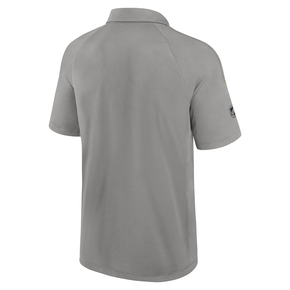 Men's Fanatics Gray Authentic Pro The Alumni Polo