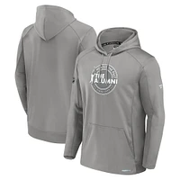 Sweat à capuche gris authentique Pro The Alumni pour homme