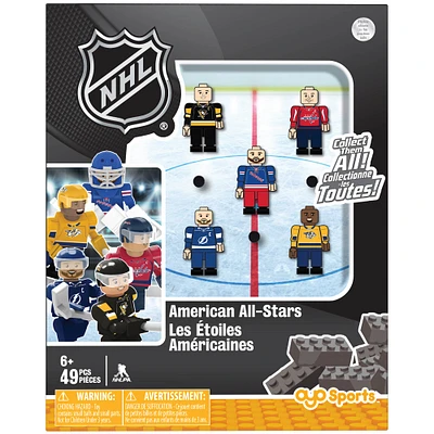 OYO Sports Alexander Ovechkin/Henrik Lundqvist/P.K. Subban/Sidney Crosby/Steven Stamkos American NHL All-Stars Figure cinq pièces - Ensemble