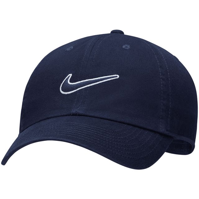 Casquette ajustable Nike Heritage 86 Essential pour homme avec logo Swoosh bleu marine