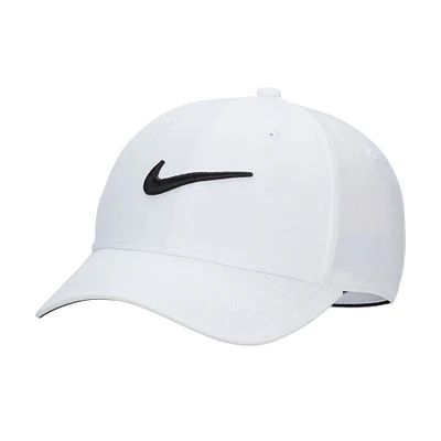 Nike White Club Swoosh Adjustable Hat