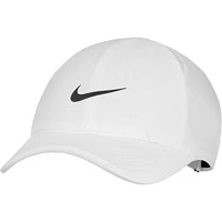 Nike White Featherlight Club Performance Adjustable Hat
