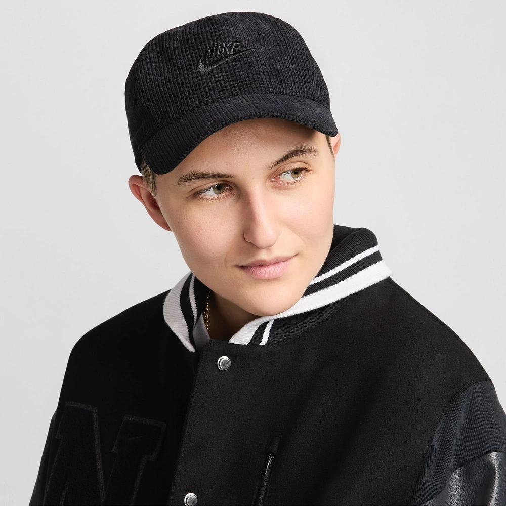 Unisex Nike Black Cord Club Unstructured Adjustable Hat