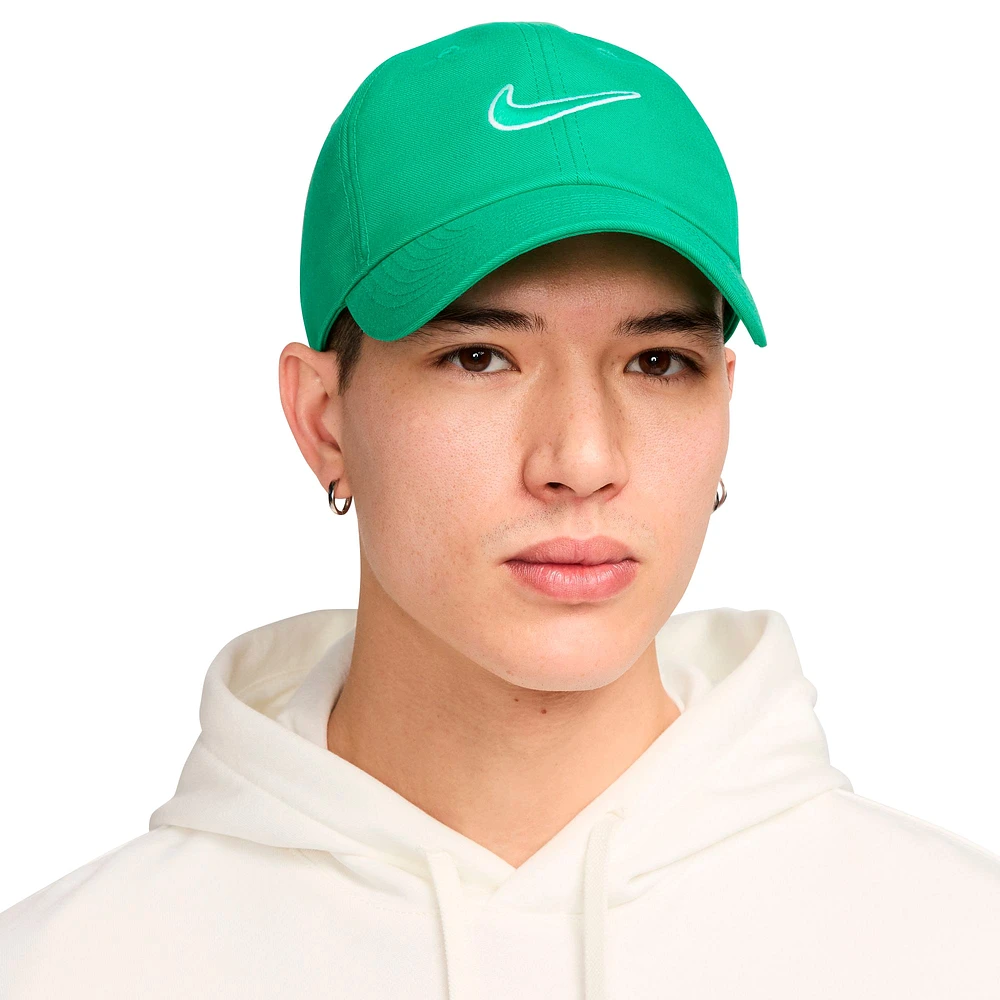 Unisex Nike Green Swoosh Adjustable Hat
