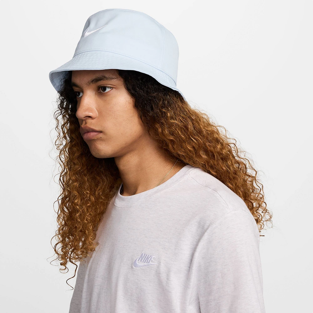 Unisex Nike Light Blue Swoosh Apex Bucket Hat